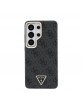 Guess Samsung S26 Ultra Hülle Case 4G Strass Triangle Magnetic Frame Schwarz