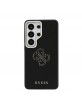 Guess Samsung S26 Ultra Hülle Case 4G Resin Logo Schwarz