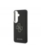 Guess Samsung S26+ Plus Hülle Case 4G Resin Metal Logo Schwarz