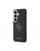 Guess Samsung S26 Hülle Case 4G Resin Logo Schwarz