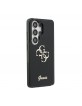 Guess Samsung S26 Ultra Hülle Case 4G Script Metal Logo Schwarz