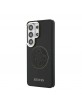 Guess Samsung S26 Ultra Hülle Case Perforated 4G Metal Magnetic Schwarz