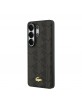 Lacoste Samsung S26 Ultra Hülle Case Blend Monogram Gold Logo Magnetic Braun