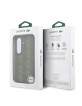 Lacoste Samsung S26 Hülle Case Blend Monogram Magnetic Khaki