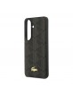 Lacoste Samsung S26 Hülle Case Blend Monogram Gold Logo Magnetic Braun