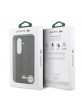 Lacoste Samsung S26 Hülle Case Blend Monogram Gold Logo Magnetic Braun