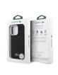 Lacoste iPhone 16 Pro Hülle Case MagSafe Iconic Metal Frame Schwarz