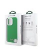 Lacoste iPhone 16 Pro Case MagSafe Iconic Metal Frame Green