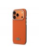 Lacoste iPhone 17 Pro Hülle Case Petit Pique Semi Wrap MagSafe Orange