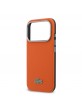 Lacoste iPhone 17 Pro Hülle Case Petit Pique Semi Wrap MagSafe Orange