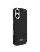 Lacoste iPhone 16 Hülle Case MagSafe Iconic Metal Frame Schwarz