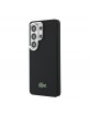 Lacoste Samsung S26 Ultra Petit Pique Hülle Case Metal Logo Magnetic Schwarz