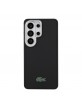 Lacoste Samsung S26 Ultra Petit Pique Hülle Case Metal Logo Magnetic Schwarz