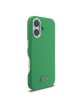 Lacoste iPhone 16 Hülle Case MagSafe Iconic Metal Frame Grün