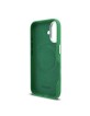 Lacoste iPhone 16 Hülle Case MagSafe Iconic Metal Frame Grün