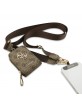 Guess 2in1 Set Gurt Geldbörse Crossbody 4G Metal Logo Braun