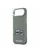 Karl Lagerfeld iPhone 17 Air Hülle Case Karl Choupette Heads MagSafe Grau
