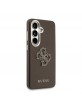 Guess Samsung S26+ Plus Hülle Case 4G Resin Metal Braun