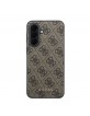 Guess Samsung A37 Hülle Case 4G Metal Classic Logo Braun