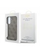Guess Samsung A37 Hülle Case 4G Metal Classic Logo Braun