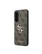 Guess Samsung A37 Hülle Case 4G Big Metal Logo Braun