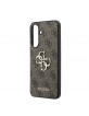 Guess Samsung A37 Hülle Case 4G Big Metal Logo Braun