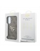 Guess Samsung A37 Hülle Case 4G Big Metal Logo Braun