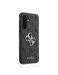 Guess Samsung A37 Hülle Case 4G Big Metal Logo Schwarz