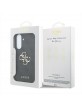 Guess Samsung A37 Hülle Case 4G Big Metal Logo Schwarz