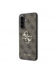 Guess Samsung A57 Hülle Case 4G Big Metal Logo Braun