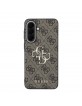 Guess Samsung A57 Hülle Case 4G Big Metal Logo Braun