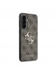Guess Samsung A57 Hülle Case 4G Big Metal Logo Braun