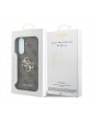 Guess Samsung A57 Hülle Case 4G Big Metal Logo Braun