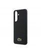 Lacoste Samsung A57 Hülle Case Iconic Petit Pique Woven MagSafe Schwarz