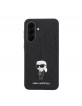 Karl Lagerfeld Samsung A37 Hülle Case Fixed Glitter Metal Ikonik Schwarz