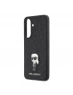 Karl Lagerfeld Samsung A37 Hülle Case Fixed Glitter Metal Ikonik Schwarz