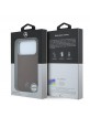 Mercedes iPhone 17 Pro Hülle Casa Leather Semi Wrap MagSafe Braun