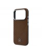 Mercedes iPhone 17 Pro Max Hülle Casa Leather Semi Wrap MagSafe Braun