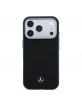 Mercedes iPhone 17 Pro Max Hülle Casa Leather Semi Wrap MagSafe Schwarz