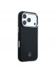 Mercedes iPhone 17 Pro Max Hülle Casa Leather Semi Wrap MagSafe Schwarz