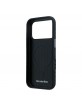 Mercedes iPhone 17 Pro Max Hülle Casa Leather Semi Wrap MagSafe Schwarz