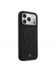 Mercedes iPhone 17 Pro Max Hülle Case Leather 3D MagSafe Schwarz