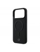 Mercedes iPhone 17 Pro Max Hülle Case Leather 3D MagSafe Schwarz
