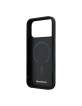 Mercedes iPhone 17 Pro Max Hülle Case Leather 3D MagSafe Schwarz