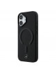 Mercedes iPhone 17 Hülle Case Leather 3D MagSafe Schwarz
