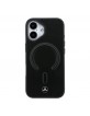 Mercedes iPhone 17 Hülle Case Leather 3D MagSafe Schwarz