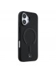 Mercedes iPhone 17 Hülle Case Leather 3D MagSafe Schwarz