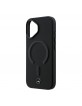 Mercedes iPhone 17 Hülle Case Leather 3D MagSafe Schwarz