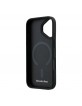Mercedes iPhone 17 Hülle Case Leather 3D MagSafe Schwarz