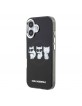 Karl Lagerfeld iPhone 17 Hülle Case Trio Choupette MagSafe Schwarz